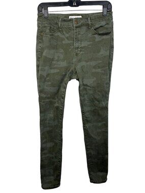 Sanctuary Women’s 6 28 High-Rise Skinny Camo Jeans Stretch Denim